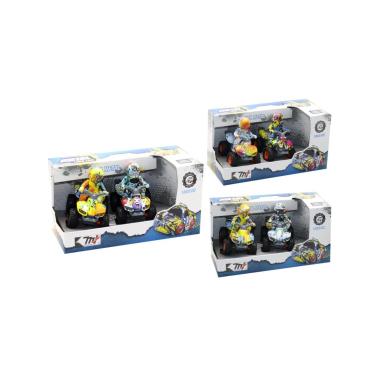 Quad color metal set 2 pezzi