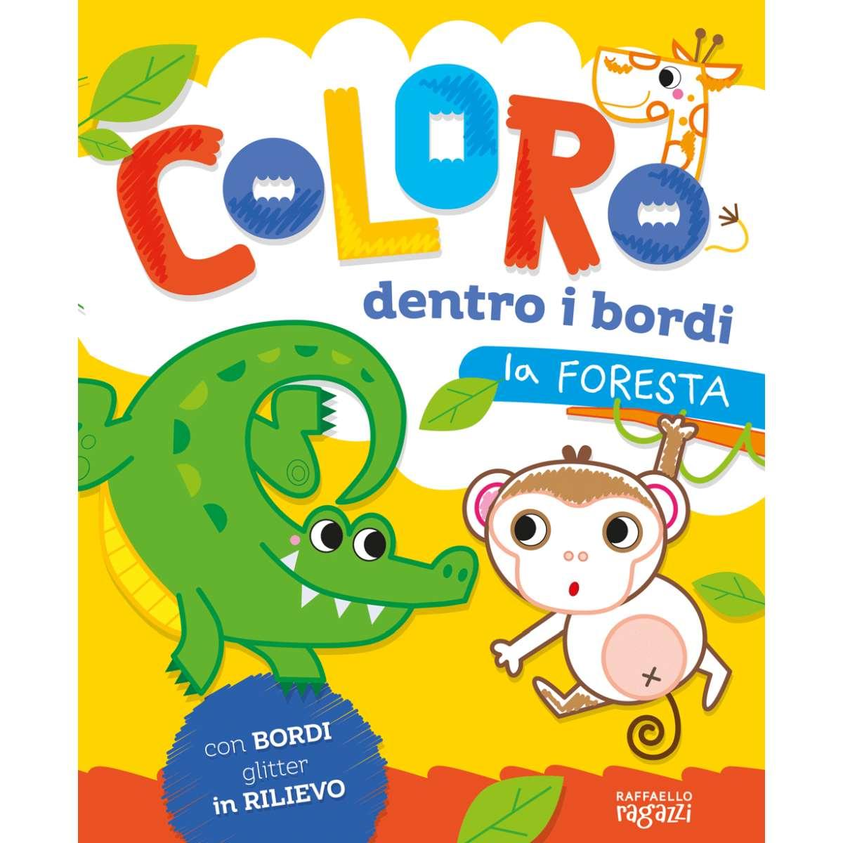 Coloro dentro i bordi la foresta