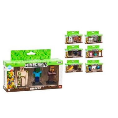 Minecraft serie 2 3d 3 pezzi assortiti