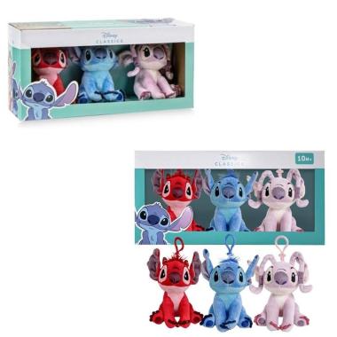 Stitch set 3 peluche 12 cm