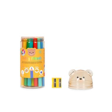 Conf. 24 colori teddy bear legami