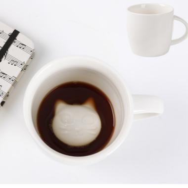 Tazza in ceramica gatto 3d