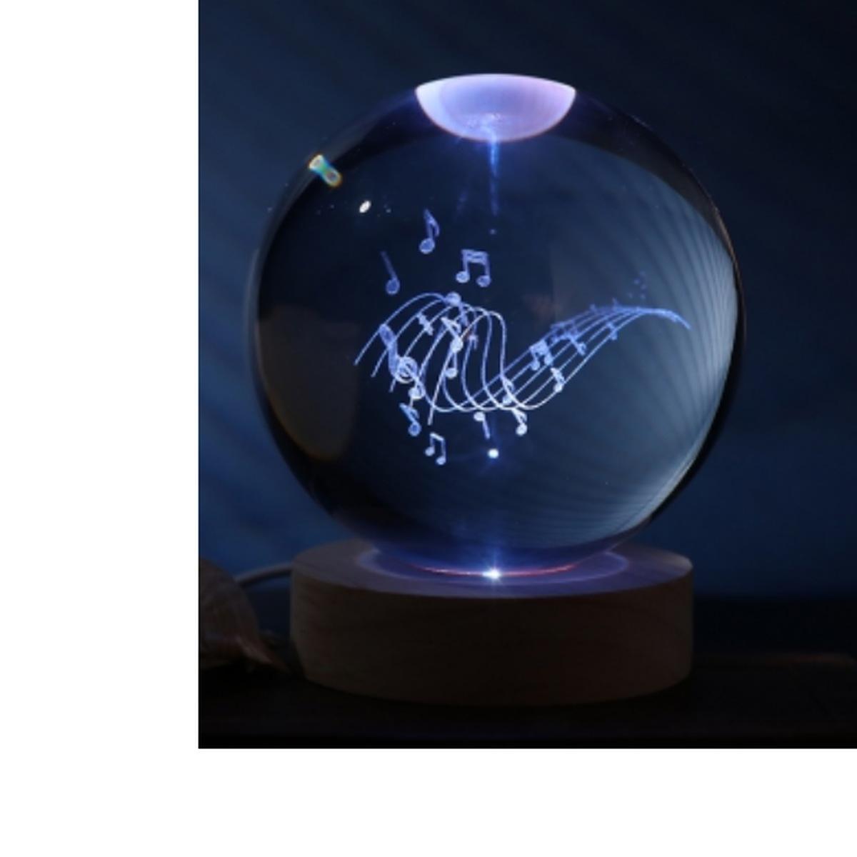 Lampada sfera piccola music