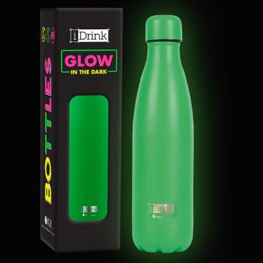 Bottiglia termica 500 ml glow in the dark verde