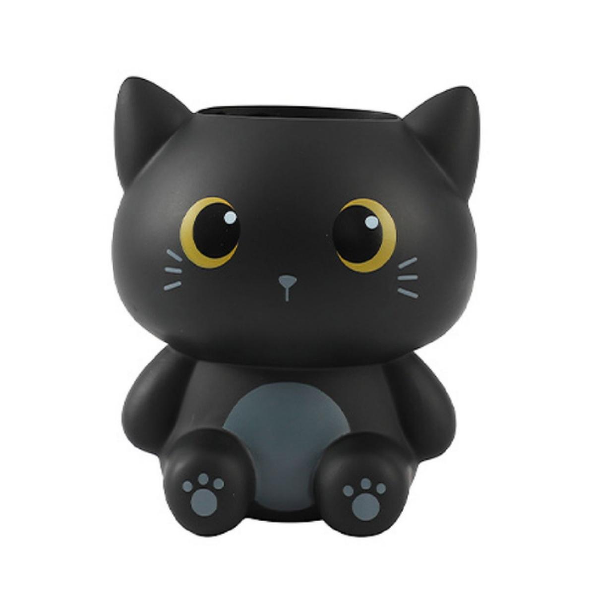 Porta penne 3d gatto nero