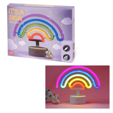 Lampada led neon arcobaleno