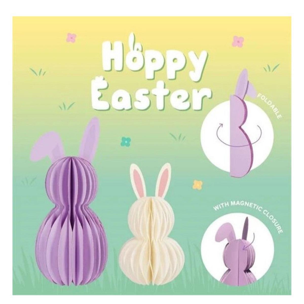 Set 2 coniglietti pieghevoli