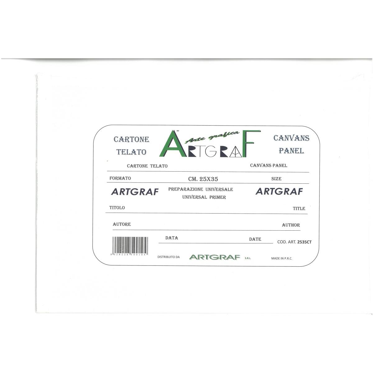 Cartone telato 25x35 artgraf