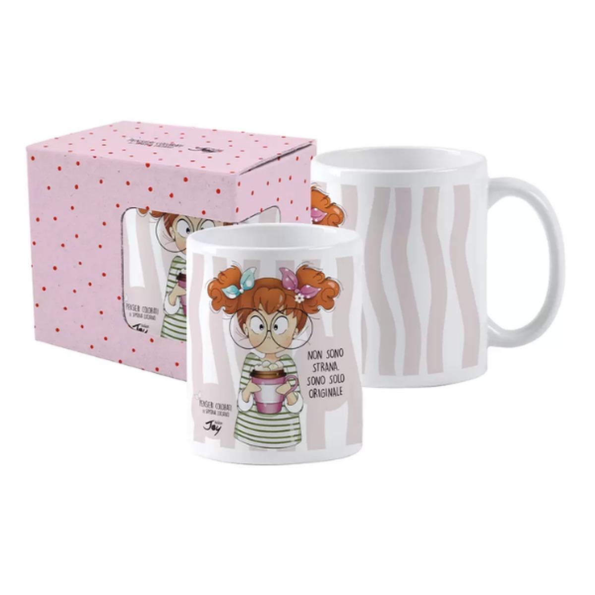 Tazza mug pensieri colorati  non sono strana