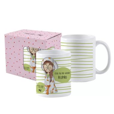 Tazza mug pensieri colorati  cosa fai per vivere?