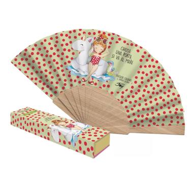 Ventaglio pensieri colorati  chiusa una porta, si va al mare