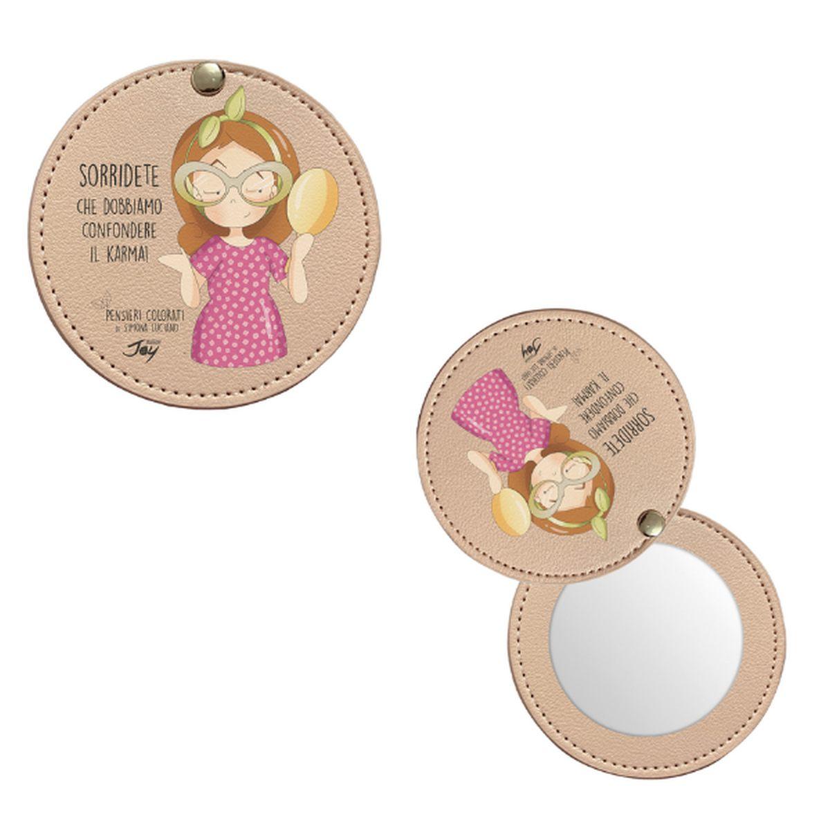 SPECCHIETTO TASCABILE PENSIERI COLORATI <br />