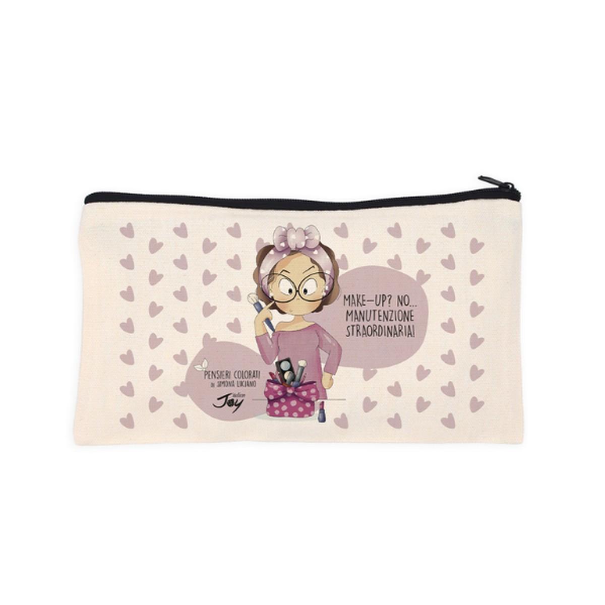 Beauty case pensieri colorati  make-up? no