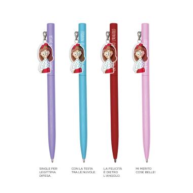 Penna charme pensieri colorati
