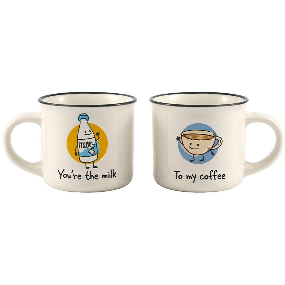 Set tazzine da caffe you're the milk