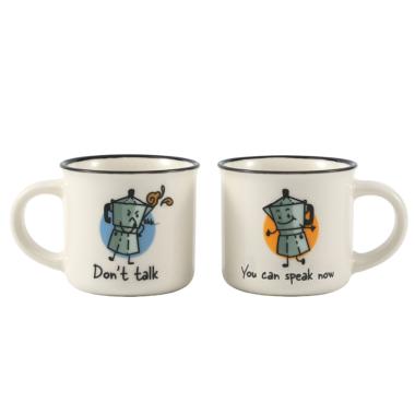 Set tazzine caffe' don't talk