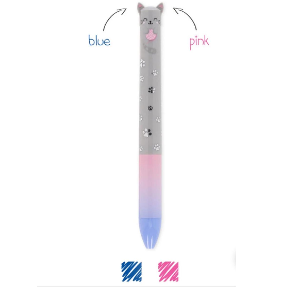 Penna a Sfera Due Colori Kitty - Click Clack