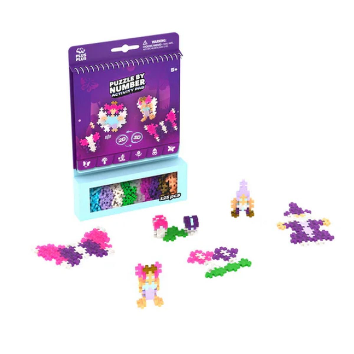 Puzzle By Number Activity Pad foresta incantata