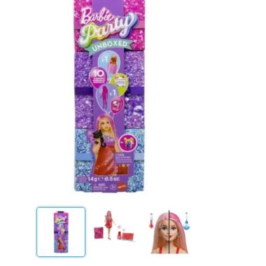 Barbie party surprise make up