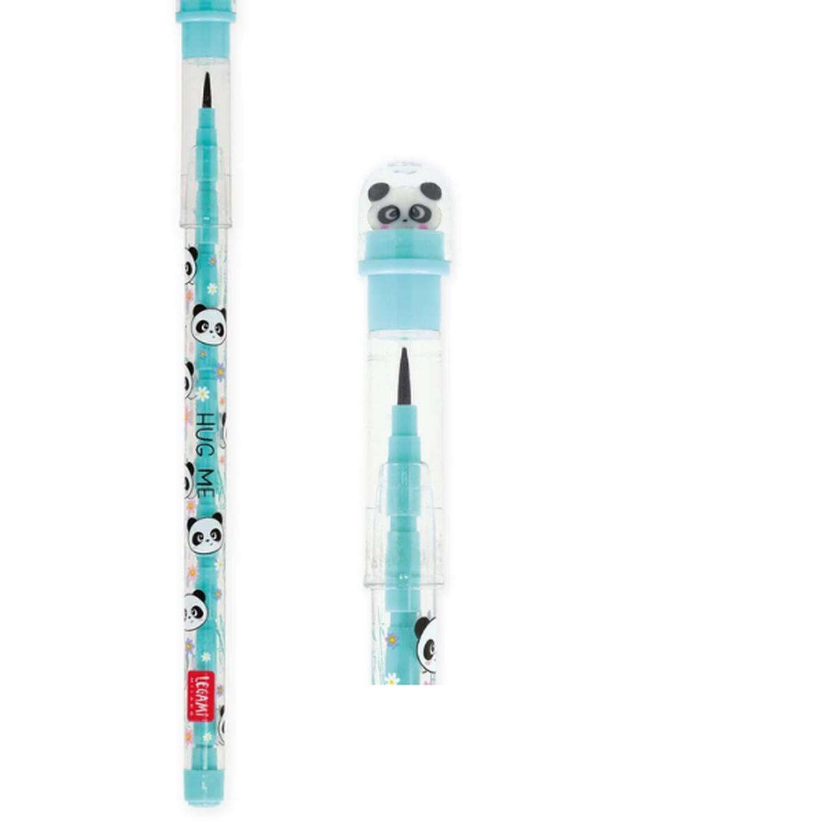 Matite Impilabili con Gomma Panda