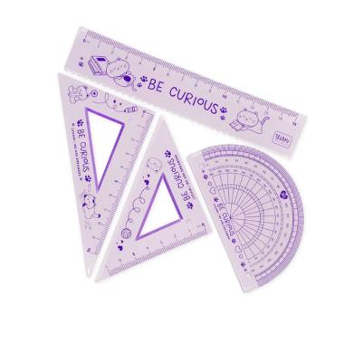 Set di geometria  gatto 4 pezzi legami