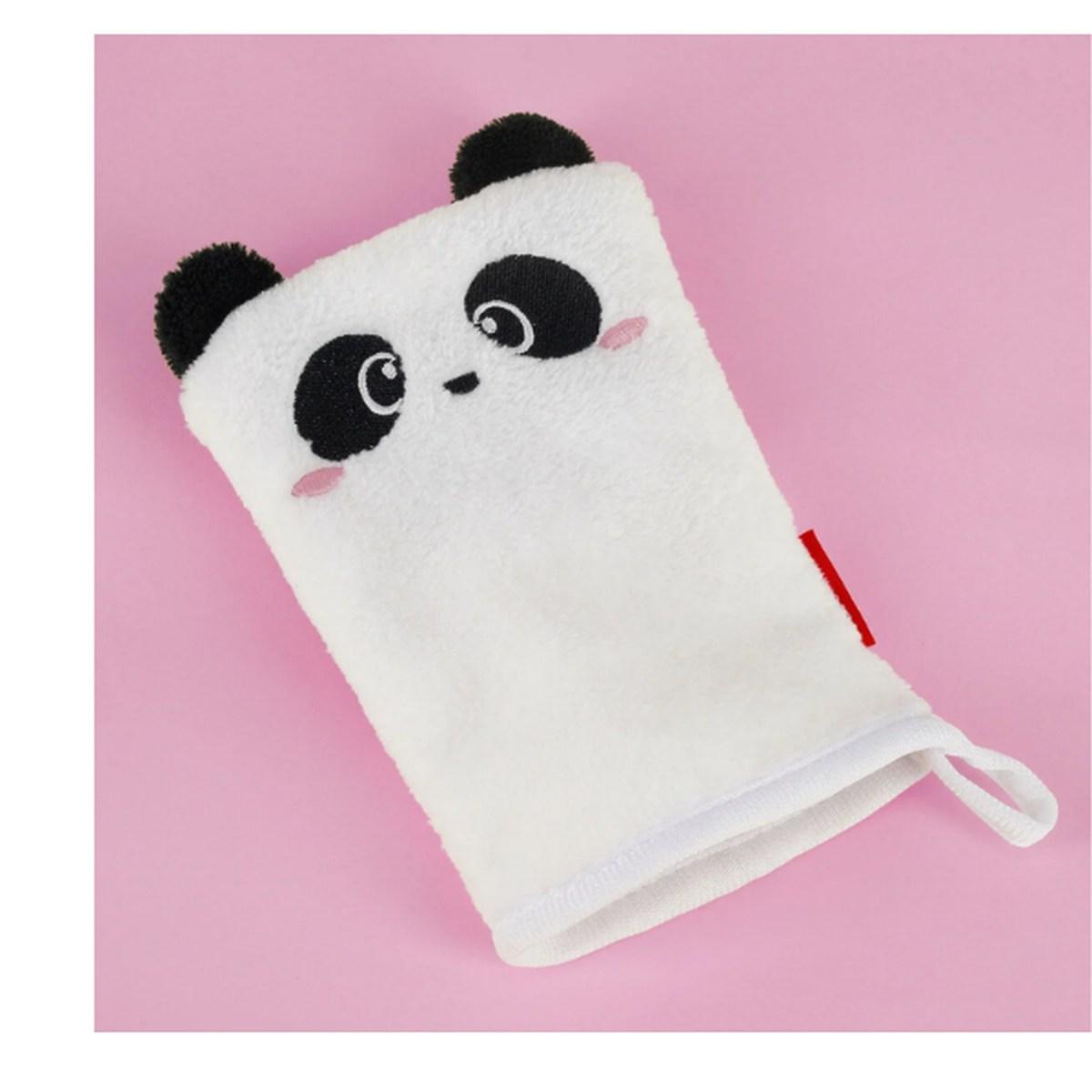 Guanto struccante panda