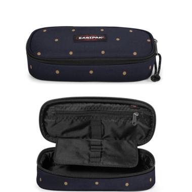 Borsellino ovale Eastpak dots marine gold