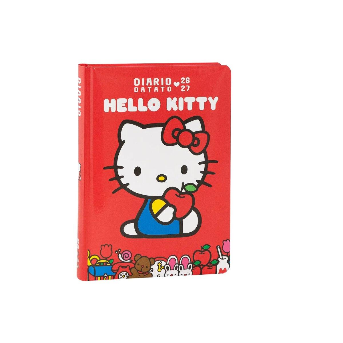 Diario datao standard 26-27 hello kitty red
