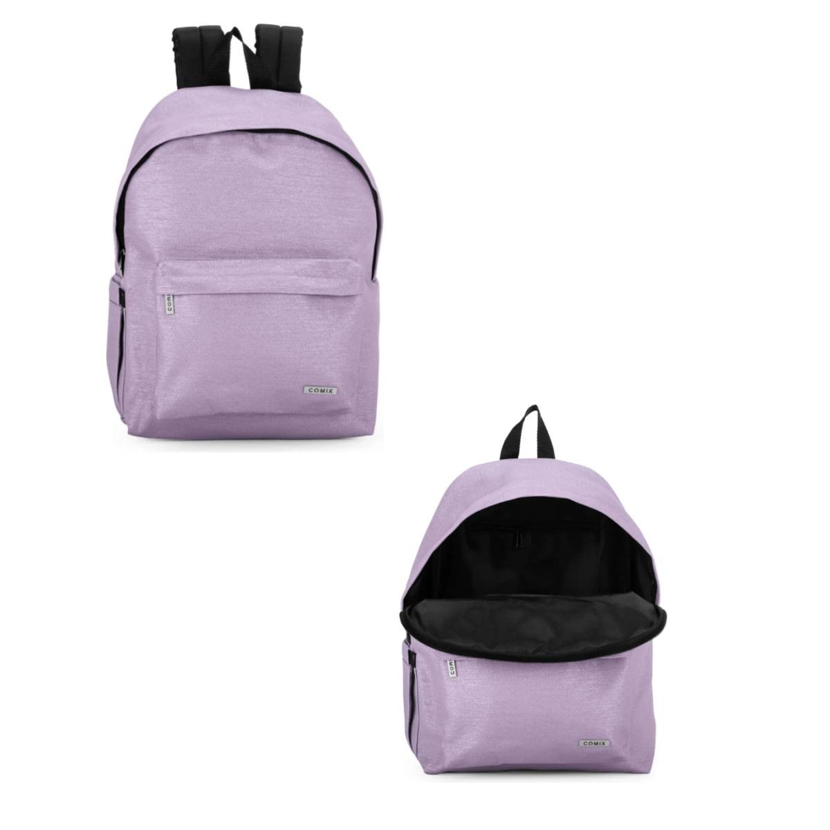 Zaino americano comix monocolore  lurex