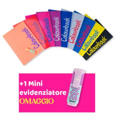 Maxi plus bicolor pz 6 + mini evidenziatore