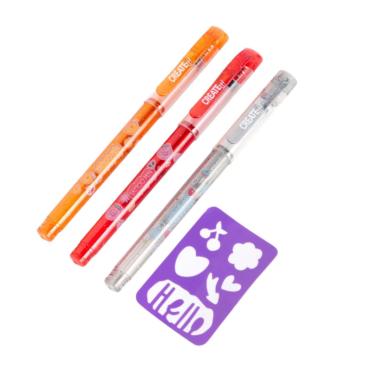 Create It! Tattoo Fragrance Pens, 3 pcs + stencil