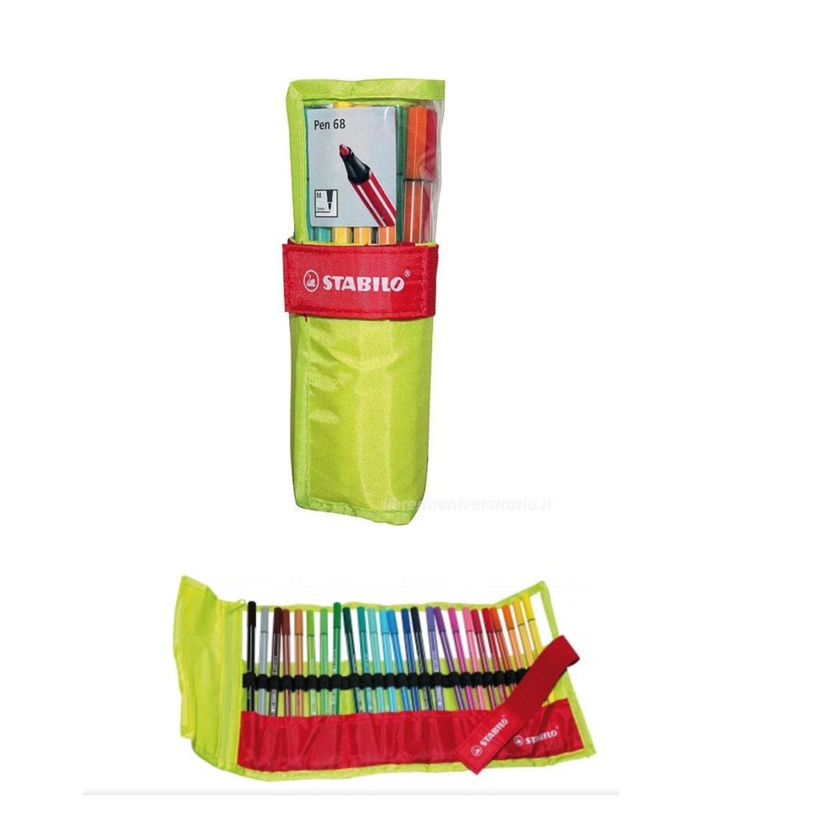 Stabilo pen 68 rotolo 25 colori